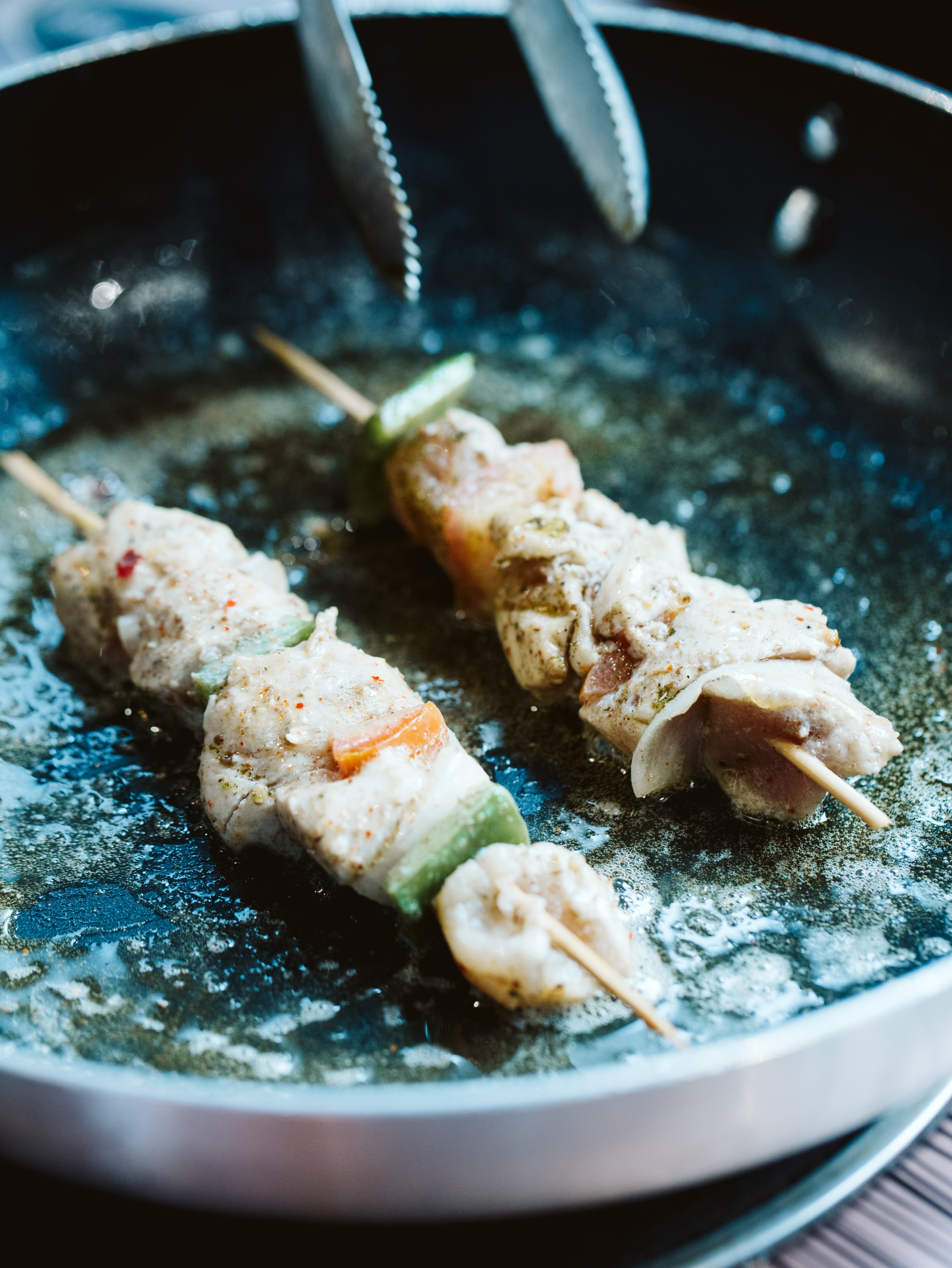 Seared shrimp dish